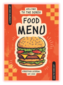 Duke's Speisekarte für Caterings